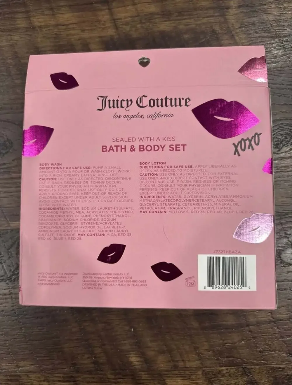 Juicy Couture Sealed With A Kiss Bath &‎ Body Set